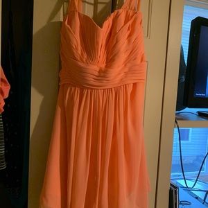 David’s bridal bridesmaid dress